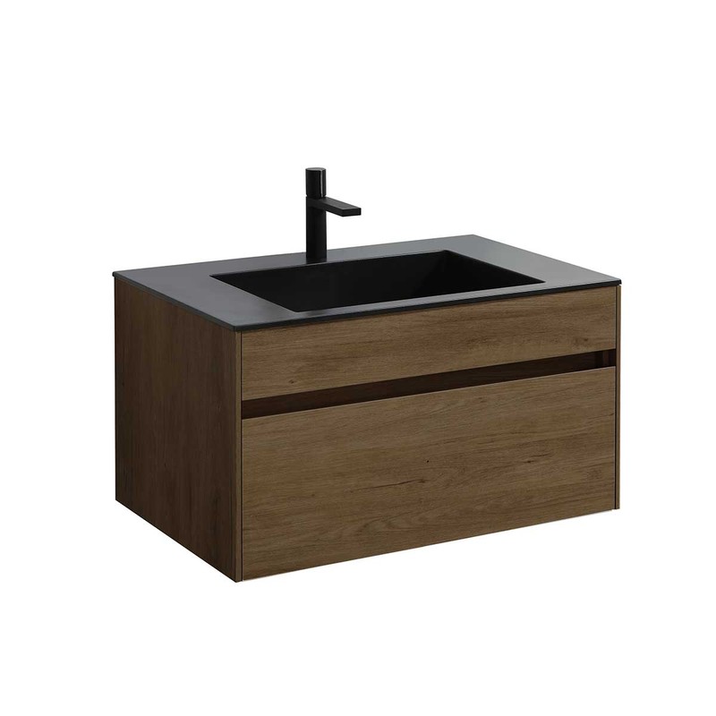 Тумба под раковину Vincea Chiara 80 VMC-2C800TO подвесная T.Oak