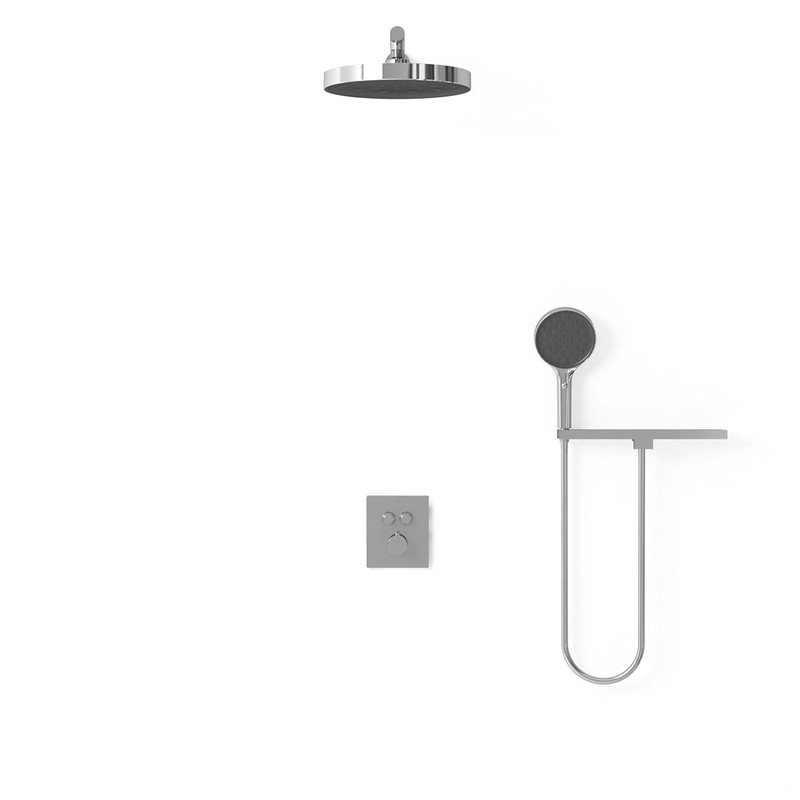 Душевой комплект Vincea  Inspire VSFW-3I21T2RCH встраиваемый, термостатический, 2 режима, хром
