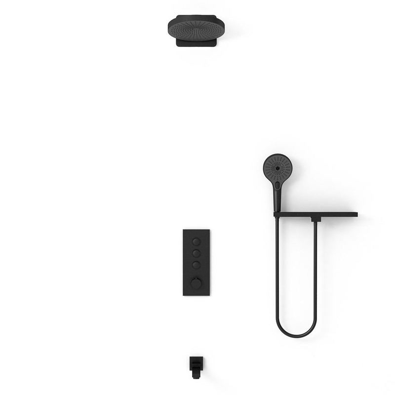 Душевой комплект Vincea  VSFW-433TI1RMB встраиваемый, черный