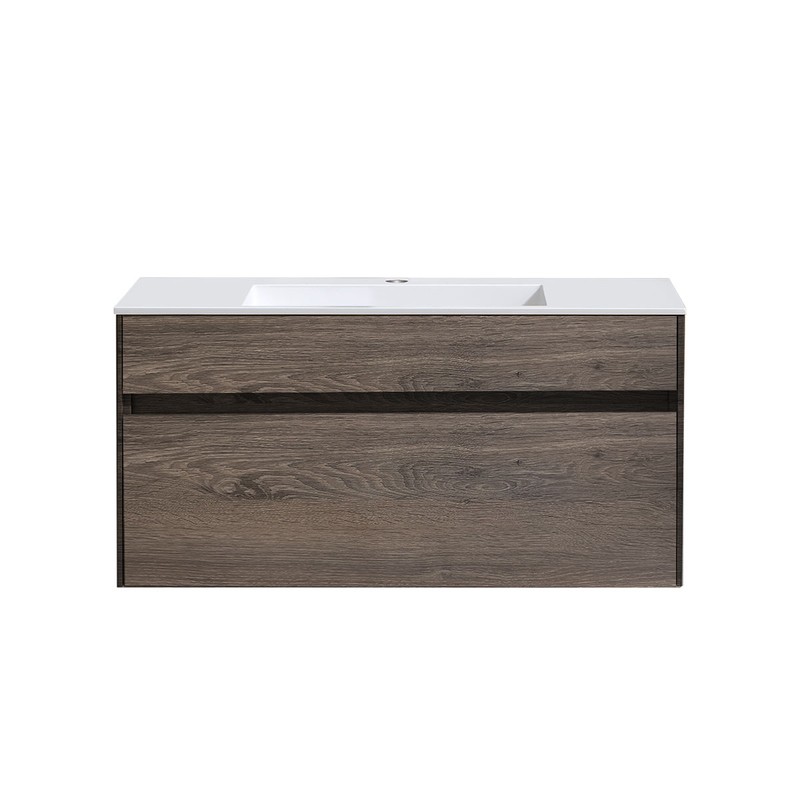 Тумба под раковину Vincea Chiara 100 VMC-2C100RO подвесная R.Oak