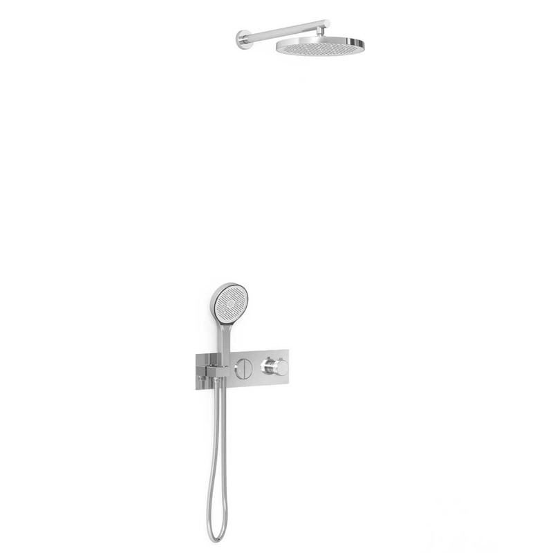 Душевой комплект Vincea  VSFW-422T2CH встраиваемый, термостатический, 2 режима, хром