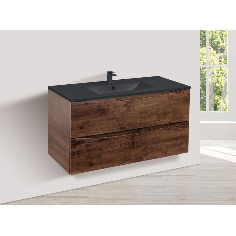 Тумба под раковину Vincea Mia 100 VMC-2MC100RW подвесная R.Wood