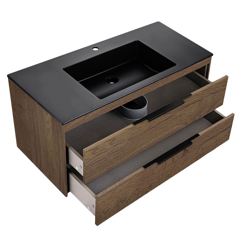 Тумба под раковину Vincea Chiara 2D 100 VMC-2C2100TO подвесная T.Oak