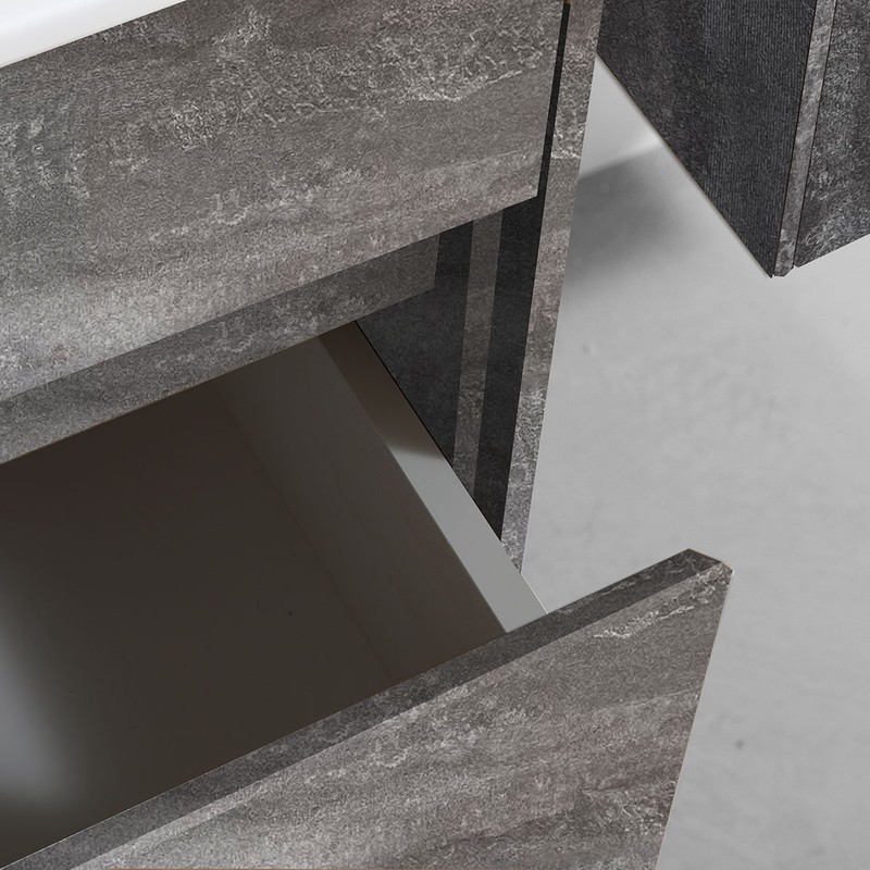 Тумба под раковину Vincea Paola VMC-2P600GW подвесная G.White