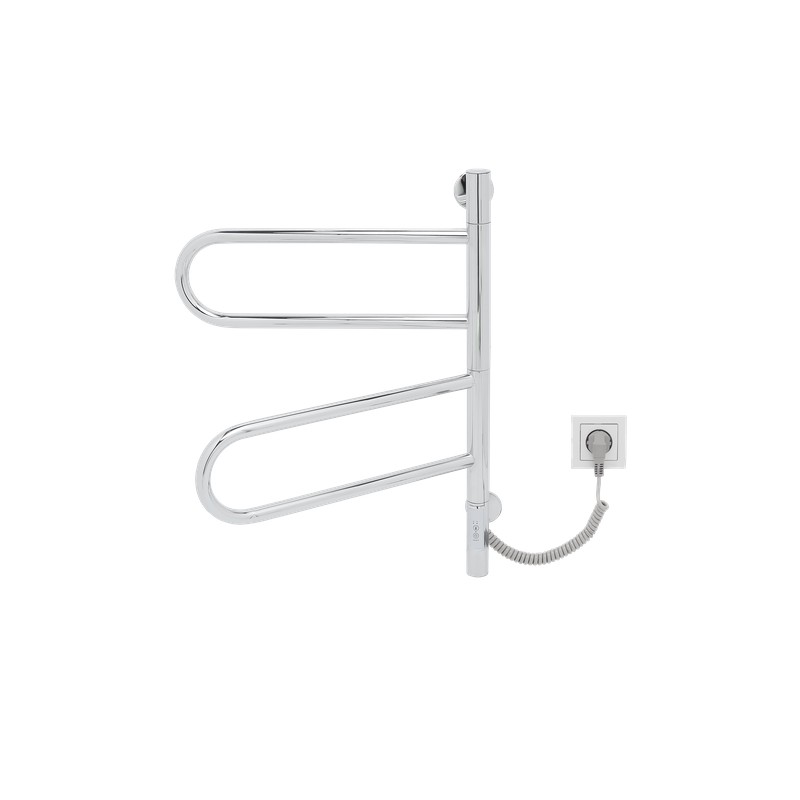 Полотенцесушитель электрический Vincea VTD-1R1CE 44x60, хром, таймер