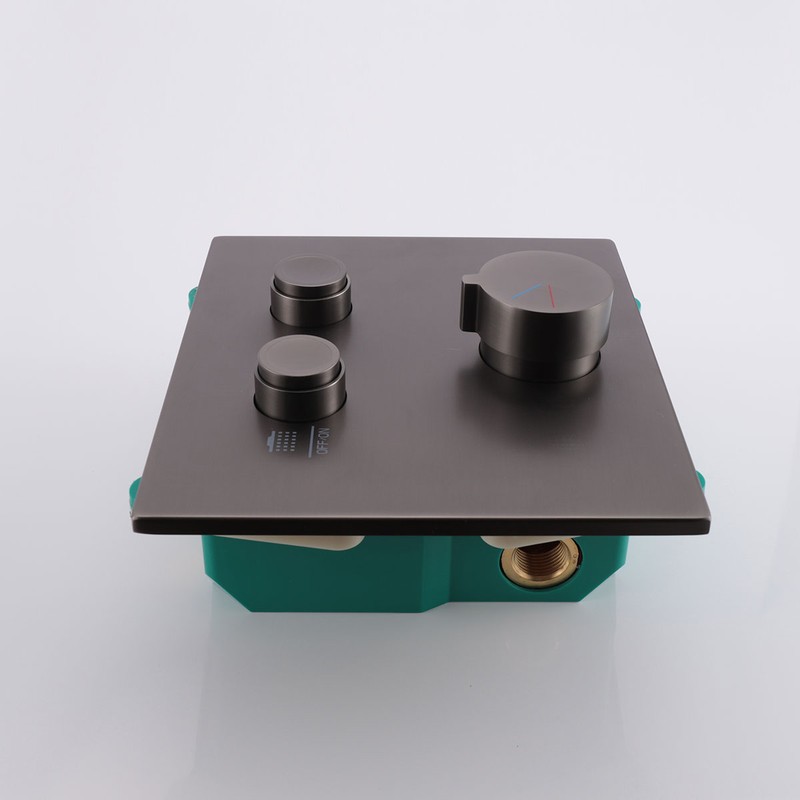 Встраиваемый смеситель для душа Vincea  VSCV-421GM двухфункциональный, Черный