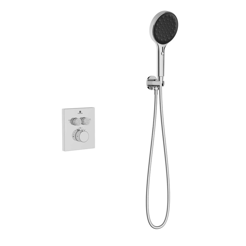 Душевой комплект Vincea  Inspire VSFW-3I21MT3CH встраиваемый, термостатический, двухрежимный, хром