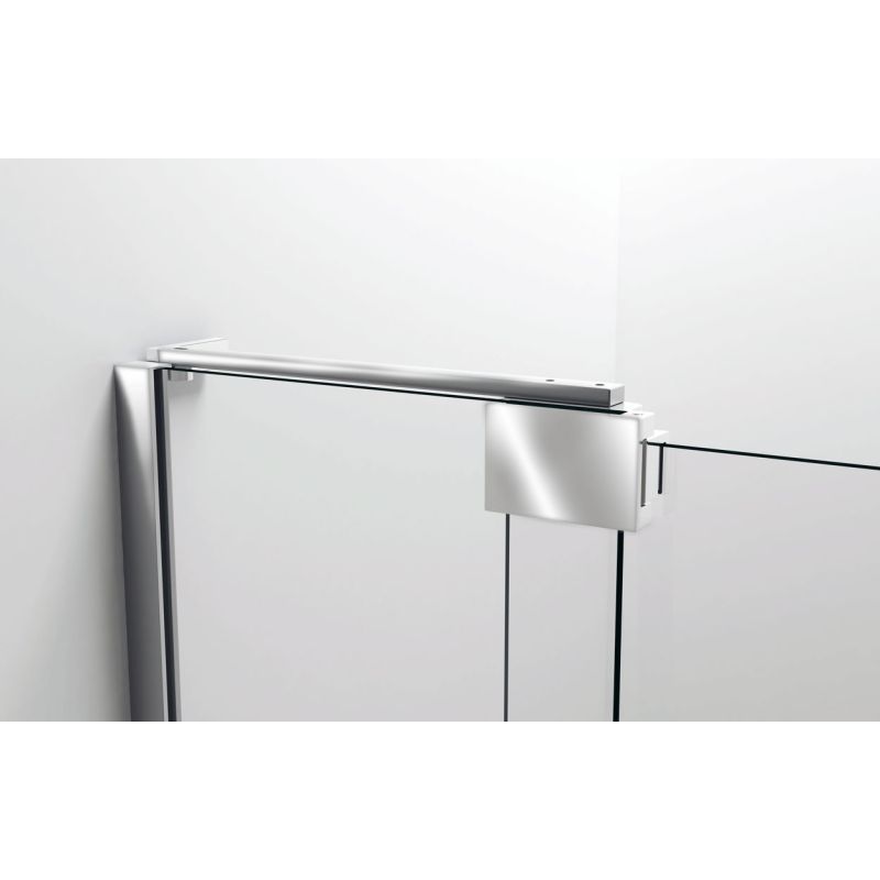 Душевая дверь Vincea Extra 110 VDP-1E1011CLB профиль Черный стекло прозрачное