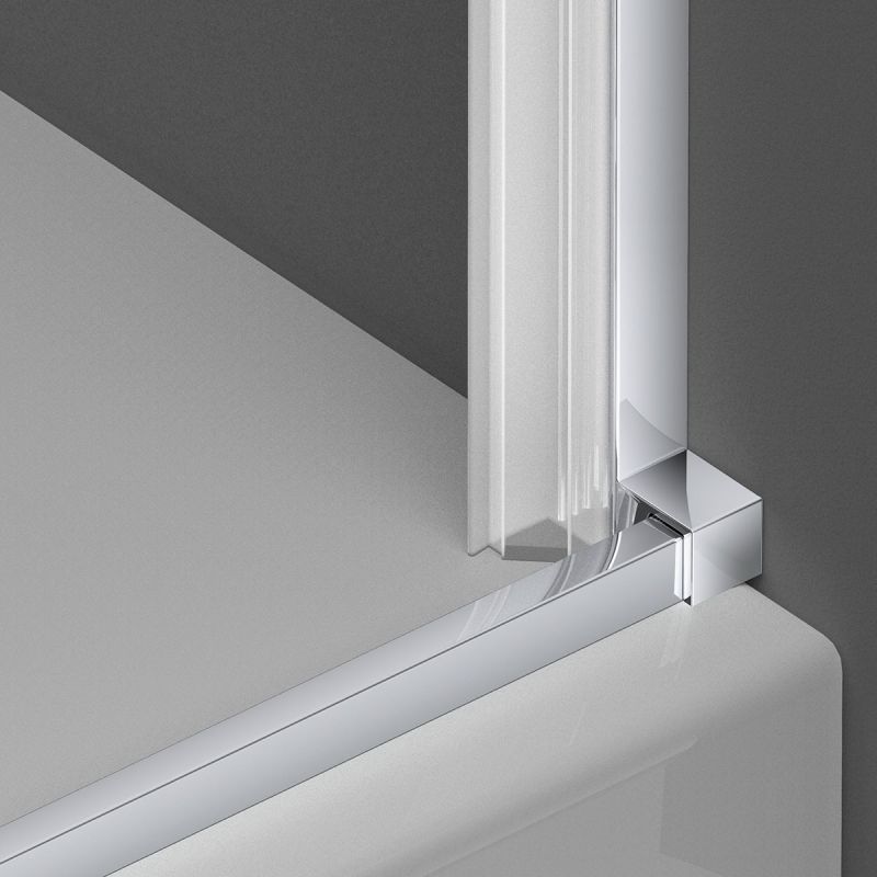 Душевая дверь Vincea Alpha 60 VDP-3AL600MT профиль Хром стекло текстурное