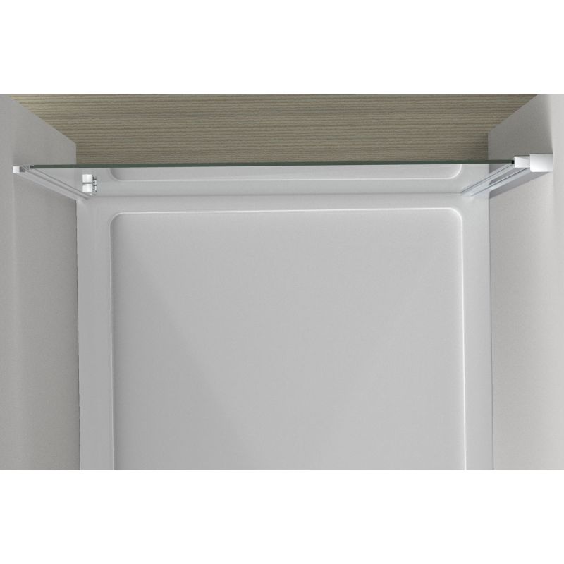 Душевая дверь Vincea Alpha 95 VDP-3AL950CL профиль Хром стекло прозрачное