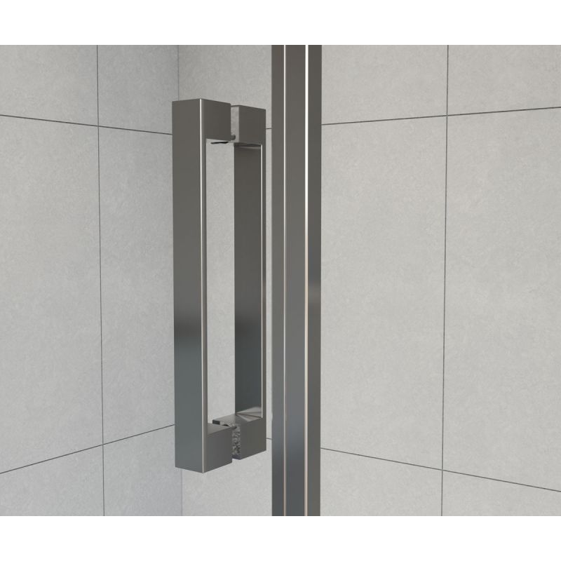 Душевая дверь Vincea Flex 90 VDP-1F900CG профиль Хром стекло тонированное