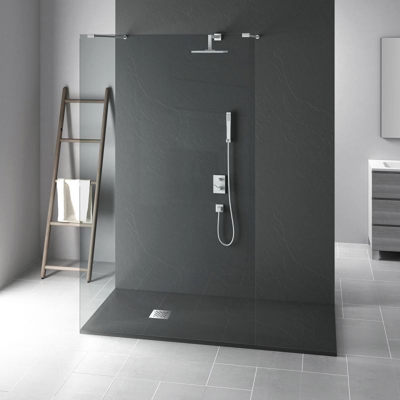 Душевой поддон из искусственного камня Vincea 120x80 VST-4SR8012A Антрацит