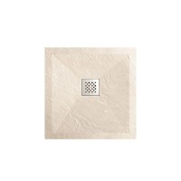 Душевой поддон из искусственного камня Vincea 90x90 VST-4SR9090C Бежевый