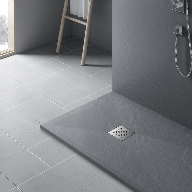 Душевой поддон из искусственного камня Vincea 100x100 VST-4SR1010W Белый матовый