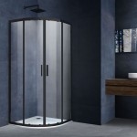 Душевой уголок Vincea Alpha 90x90 VSQ-3AL900CLB проф...