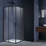 Душевой уголок Vincea Alpha 90x90 VSS-3AL900CLB проф...