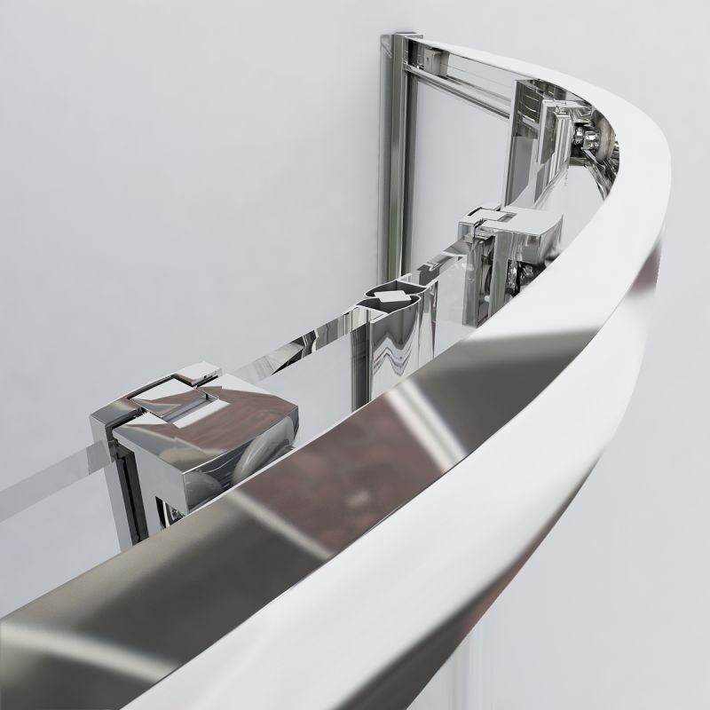 Душевой уголок Vincea Garda VSQ-1G80CL Хром стекло прозрачное