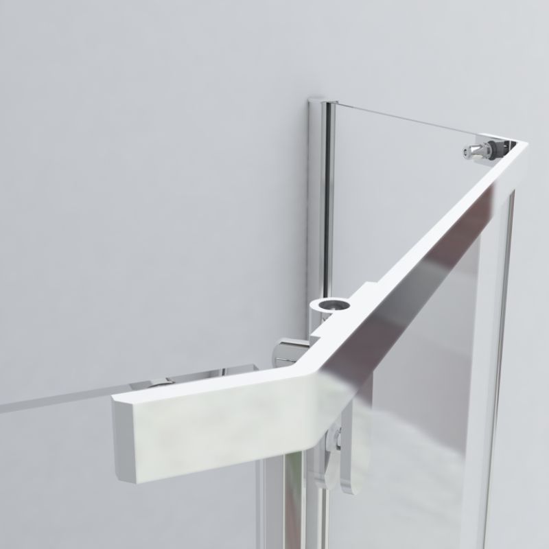 Душевой уголок Vincea Stresa 90x90 VSP-1S900CLGM профиль Вороненая сталь стекло прозрачное