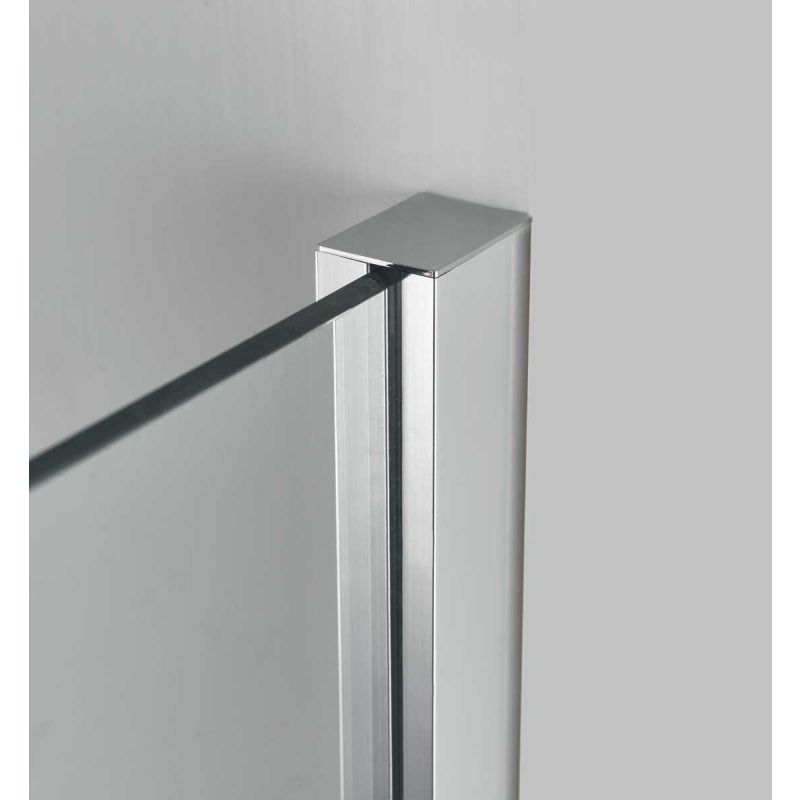 Душевой уголок Vincea Alpha 110x90 VSR-3AL9011CLB профиль Черный стекло прозрачное