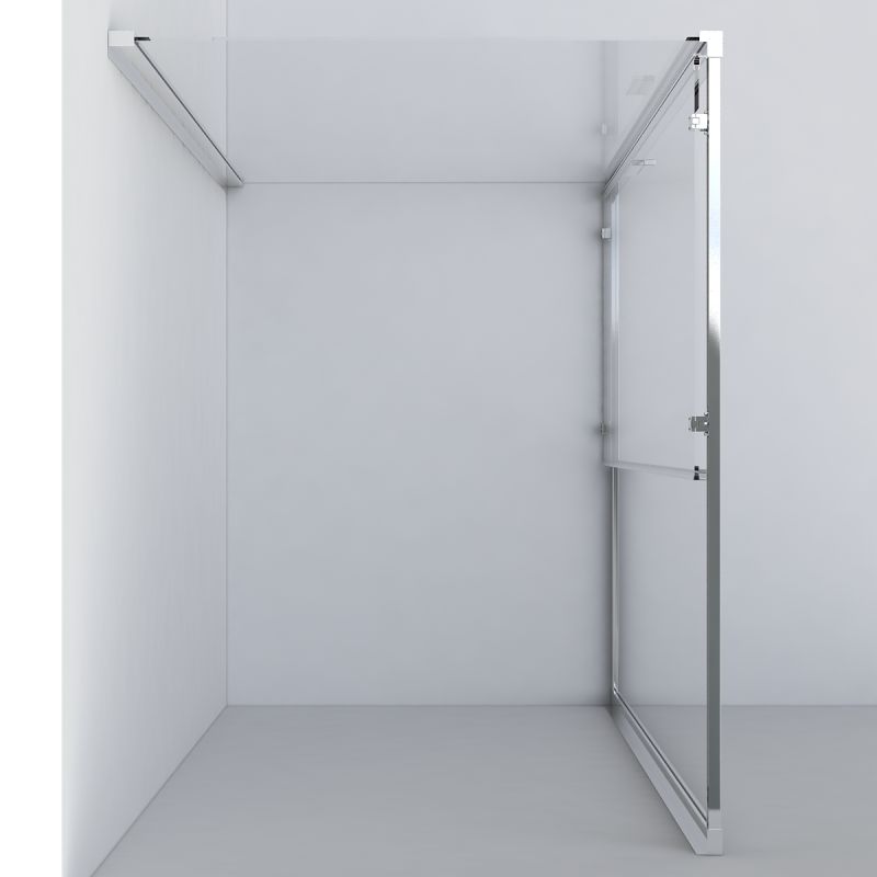 Душевой уголок Vincea Garda 150x90 VSR-1G9015CLB профиль Черный стекло прозрачное