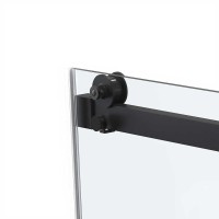 Душевой уголок Vincea Como Soft 150x80 VSR-1CS8015CLB профиль Черный стекло прозрачное