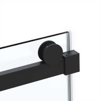 Душевой уголок Vincea Como Soft 120x100 VSR-1CS1012CLB профиль Черный стекло прозрачное