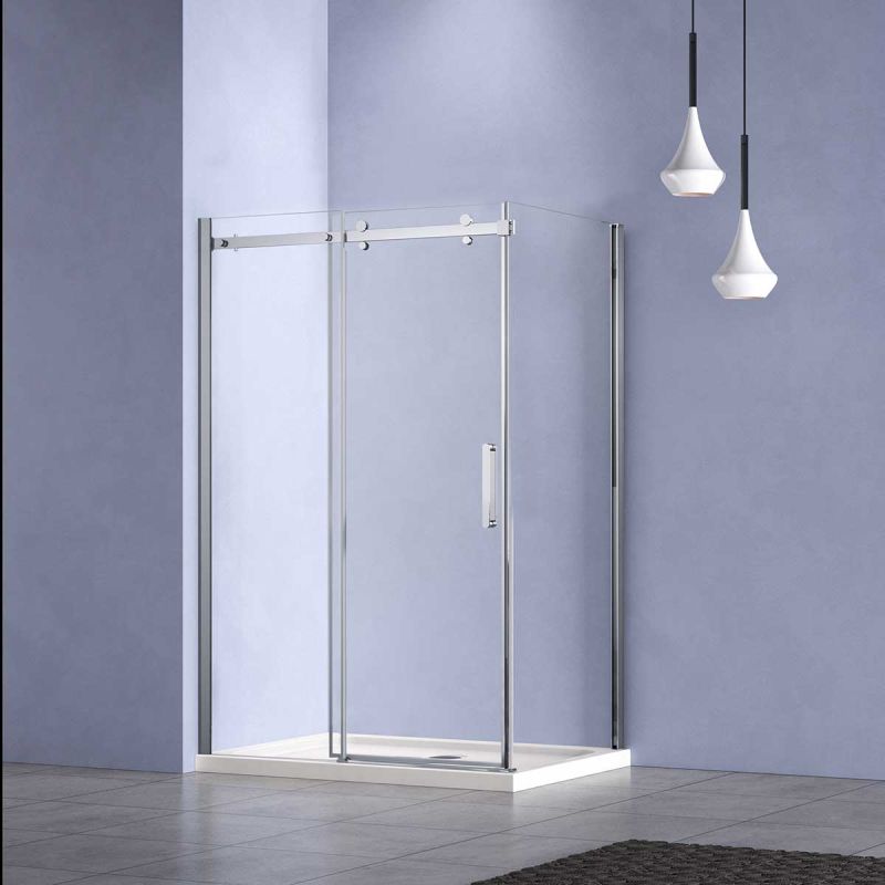 Душевой уголок Vincea Como-N 140x80 VSR-4CN8014CL профиль Хром стекло прозрачное