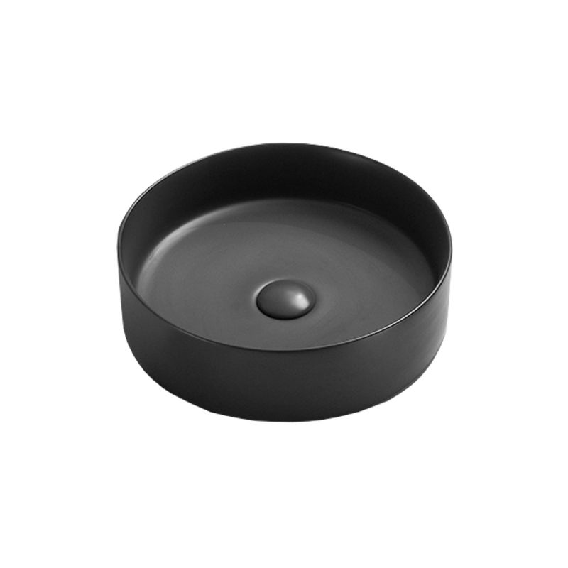 Раковина керамическая Vincea VBS-216MA, накладная, цвет антрацит матовый