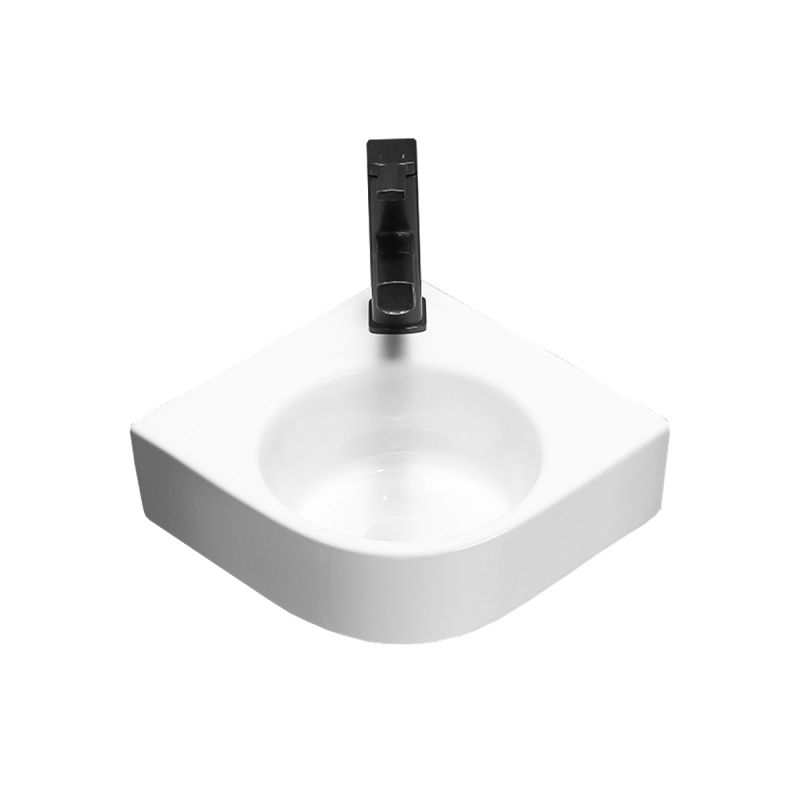 Раковина керамическая Vincea VBS-502, подвесная, цвет белый