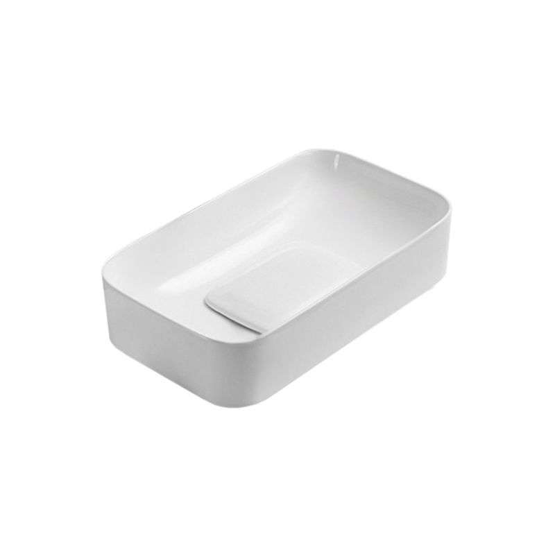 Раковина керамическая Vincea VBS-50460, накладная, цвет белый