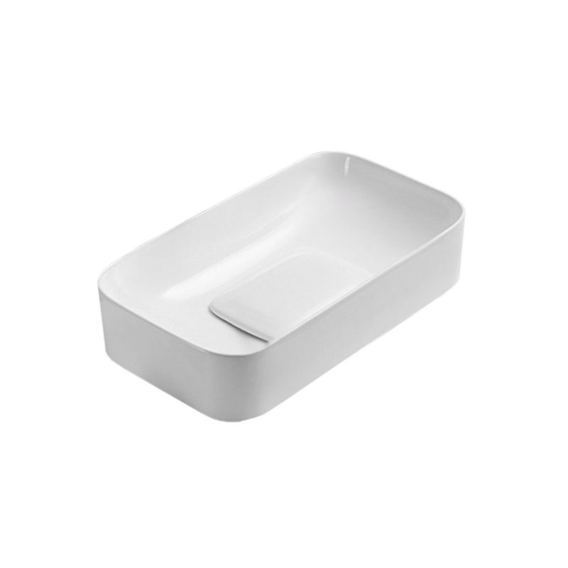 Раковина керамическая Vincea VBS-50470, накладная, цвет белый