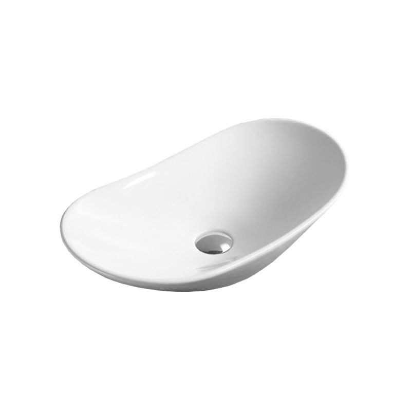 Раковина керамическая Vincea VBS-508, накладная, цвет белый
