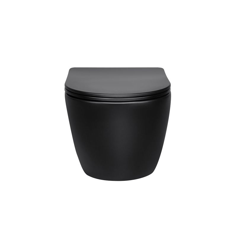 Унитаз Vincea Globo VT1-14SMB подвесной Черный матовый с сиденьем Микролифт