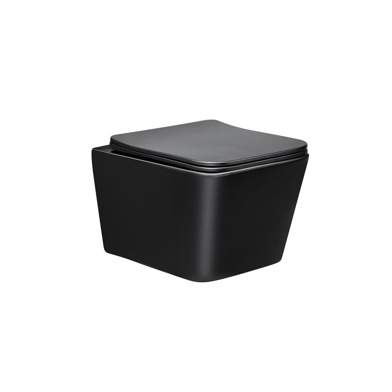 Унитаз Vincea Q-Line VT1-12MB подвесной Черный матовый с сиденьем Микролифт