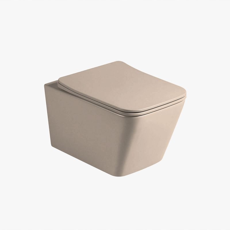 Унитаз Vincea Q-Line VT1-12MC подвесной Капучино матовый с сиденьем Микролифт