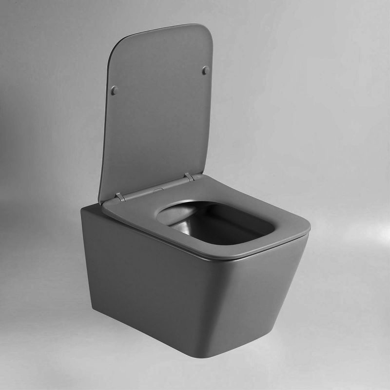Унитаз Vincea Q-Line VT1-12MA подвесной Антрацит матовый с сиденьем Микролифт
