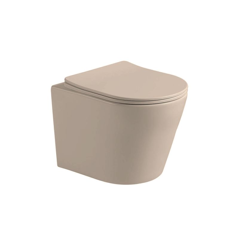 Унитаз Vincea Piatti VT1-11SMC подвесной Капучино матовый с сиденьем Микролифт