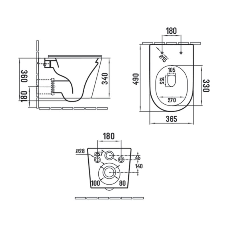 Унитаз Vincea Piatti VT1-11SMC подвесной Капучино матовый с сиденьем Микролифт