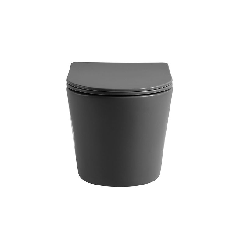 Унитаз Vincea Piatti VT1-11SMA подвесной Антрацит матовый с сиденьем Микролифт