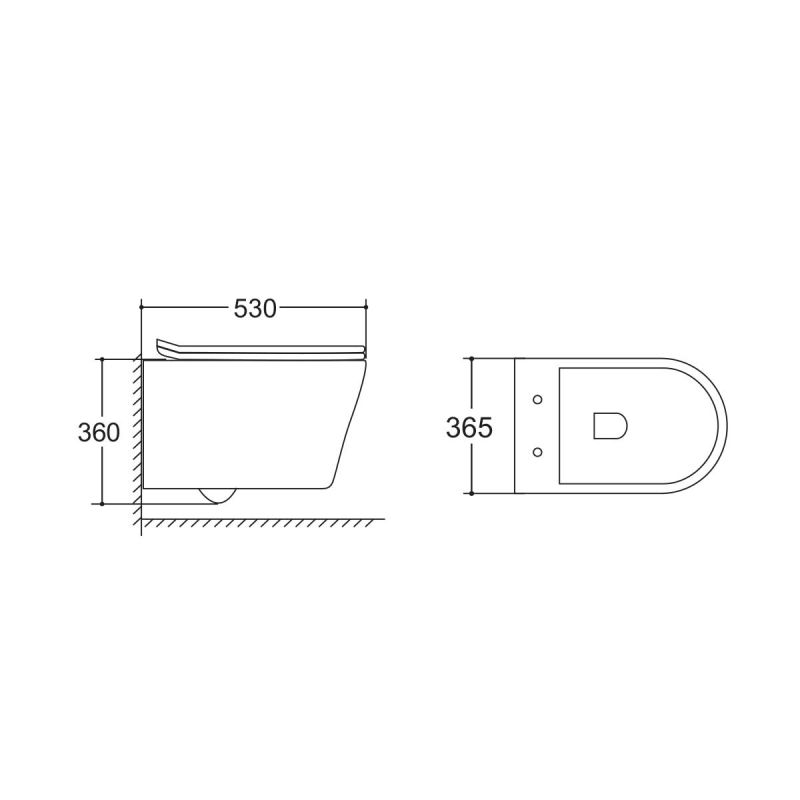Унитаз Vincea Vito VT1-23 подвесной Белый с сиденьем Микролифт