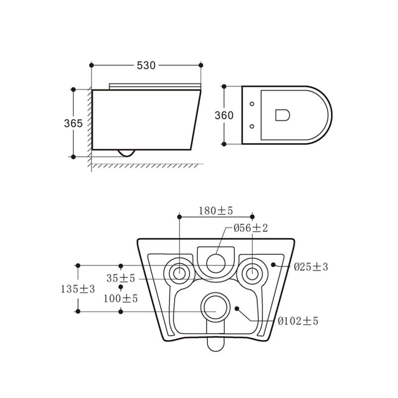 Унитаз Vincea Cute VT1-24 подвесной Белый с сиденьем Микролифт