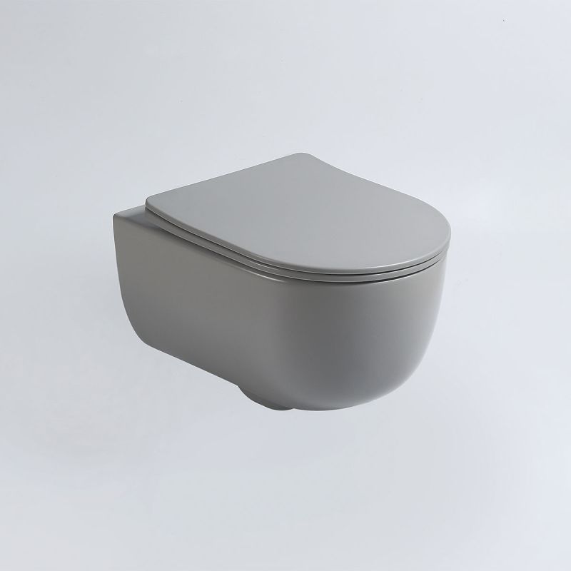 Унитаз Vincea Evo VT1-34SMG подвесной Серый матовый с сиденьем Микролифт