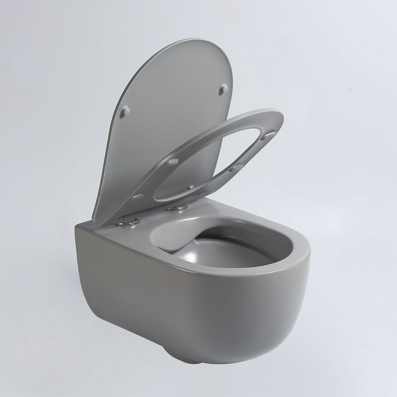 Унитаз Vincea Evo VT1-34SMG подвесной Серый матовый с сиденьем Микролифт