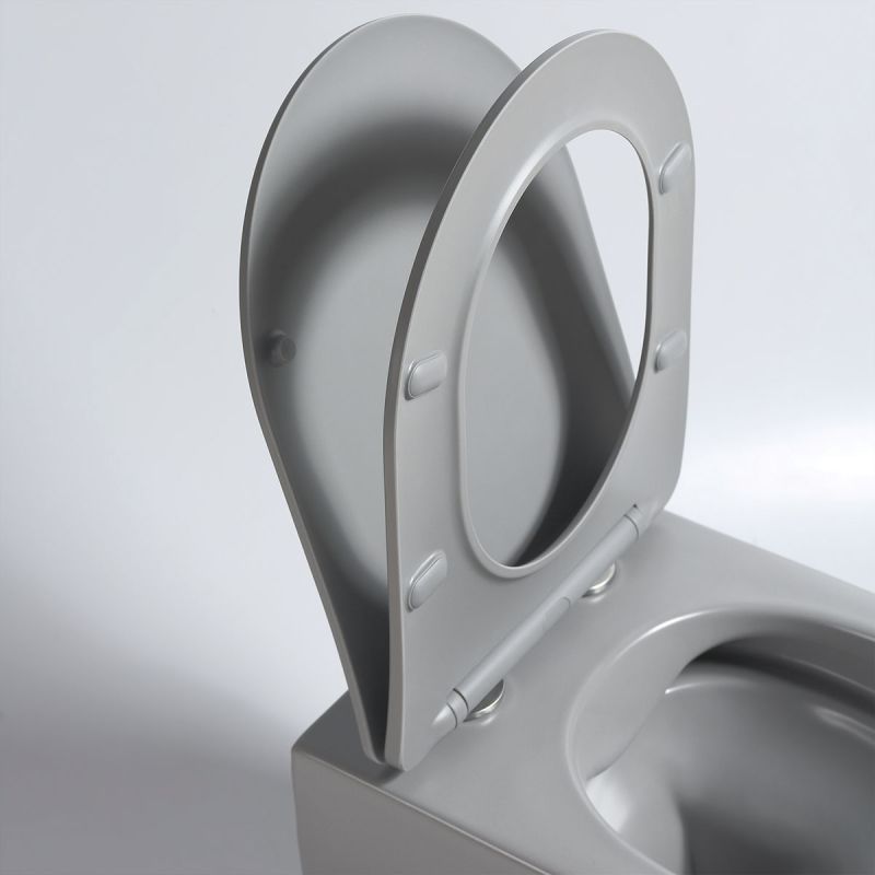 Унитаз Vincea Evo VT1-34SMG подвесной Серый матовый с сиденьем Микролифт