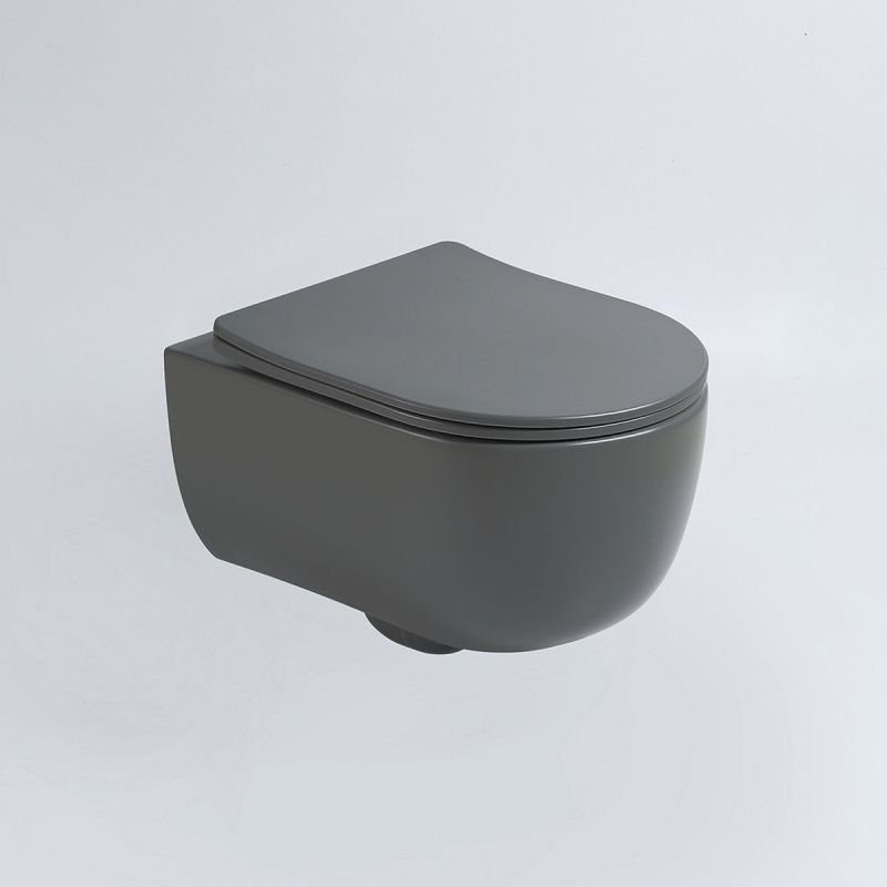 Унитаз Vincea Evo VT1-34SMA подвесной Антрацит матовый с сиденьем Микролифт