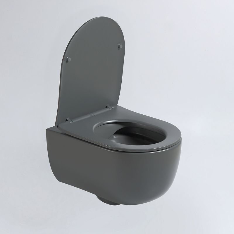 Унитаз Vincea Evo VT1-34SMA подвесной Антрацит матовый с сиденьем Микролифт