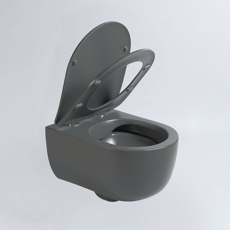 Унитаз Vincea Evo VT1-34SMA подвесной Антрацит матовый с сиденьем Микролифт