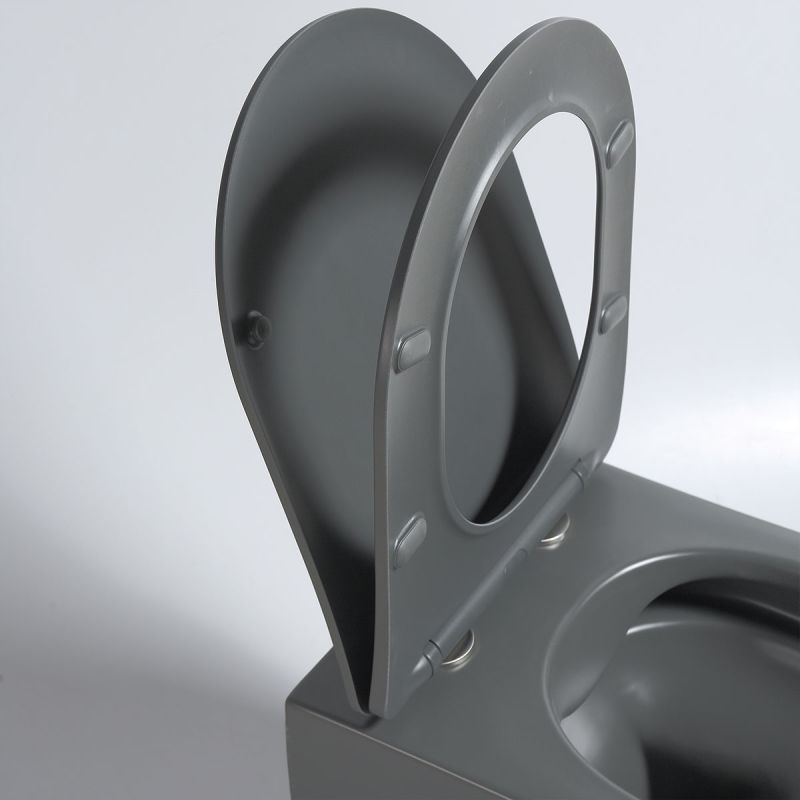 Унитаз Vincea Evo VT1-34SMA подвесной Антрацит матовый с сиденьем Микролифт