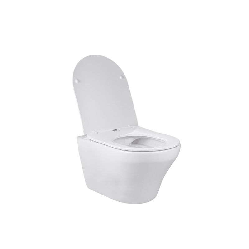 Унитаз Vincea Edge-M Rimless VT1-37 подвесной с сиденьем Микролиф