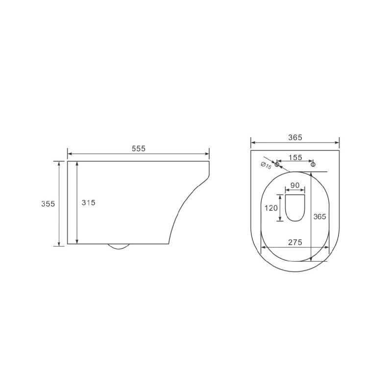 Унитаз Vincea Edge-M Rimless VT1-37 подвесной с сиденьем Микролиф